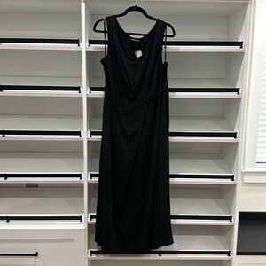 Isabel Toledo for Lane Bryant Black Wrap and Tie Dress 20